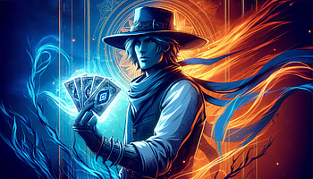 Twisted Fate Ultra : Master of Cards, Twisted Fate (League Of Legends), fantasy, magician, card HD wallpaper