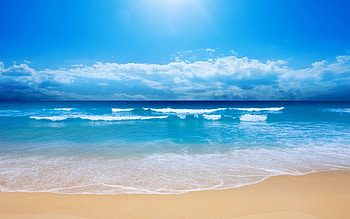 Landscape, Sea, Beach HD wallpaper