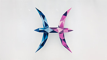 Majestic Pisces - Ultra, Pisces (Astrology), zodiac, astrology, geometric design HD wallpaper