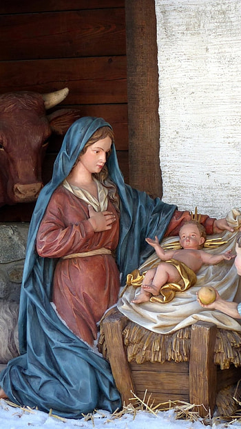 The Birth of Jesus Nativity, christian, religious, holiday, Christmas HD phone wallpaper