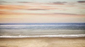 Beach, sea, sand, clouds, sky, lake, surf, ocean HD wallpaper