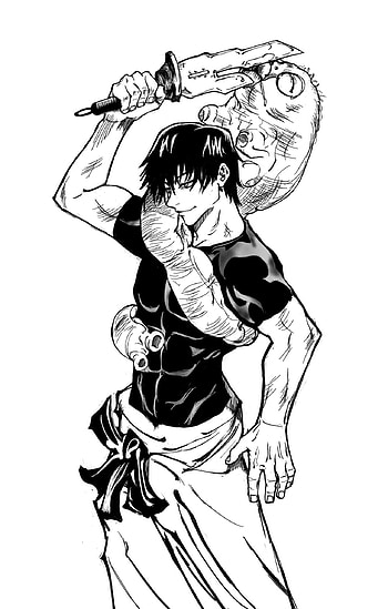 Toji Fushiguro Fierce Stance , Toji Fushiguro HD phone wallpaper
