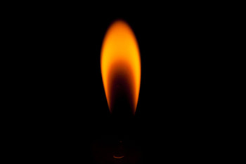 Fire, Dark, Flame, Wick HD wallpaper