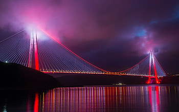 Yavuz Sultan Selim Bridge, Turkey HD wallpaper