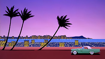 Retro Classic Car , retro, classic-cars, artist, artwork, digital-art HD wallpaper
