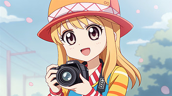 Kawaii Anime Girl: Ultra Delight!, kawaii anime girl, Anime, girl, camera, graphy, anime girl HD wallpaper