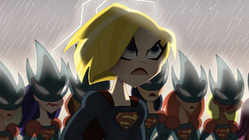Supergirl Team, supergirl, superheroes, artist, artwork, digital-art, deviantart HD wallpaper