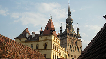 Sighisoara Medieval City, building, medieval, Sighisoara, city HD wallpaper