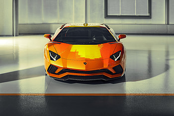 Lamborghini Aventador S Skyler Grey, sportcar HD wallpaper