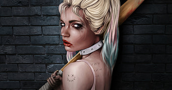 Harley Quinn , harley-quinn, supervillain, superheroes, behance HD wallpaper