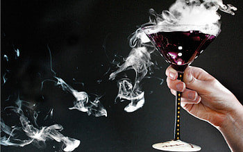 smoky drink, smoke, glass, thirst, blood, drink HD wallpaper