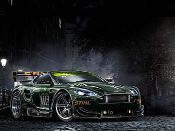 Aston Martin Race Version Drawing, race car, aston martin, drawing HD wallpaper