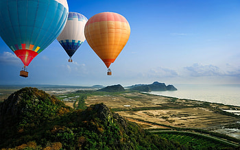 Hot Air Balloon, Atmospheric flight, Colorful aircraft, Ballooning experience HD wallpaper