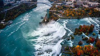 Niagara, falls, waterfalls, nature HD wallpaper