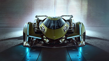 Lamborghini Lambo V12 Vision Gran Turismo, supercar HD wallpaper
