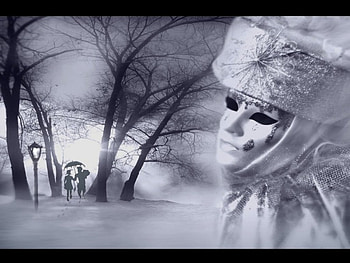 Winter, winter, idila HD wallpaper