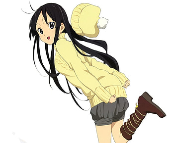 Mio Akiyama, anime, pretty, cute, girl, k-on HD wallpaper