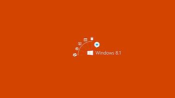 ... Orange-Windows-8.1- HD wallpaper