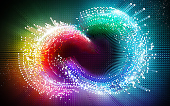 Infinity sign 3D art, Colorful cloud creation, Creative abstract, High-quality HD wallpaper