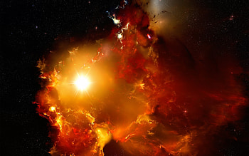 Landscape, Universe, Stars HD wallpaper
