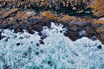 Nature, Stones, Waves, Surface, Tide, High Tide HD wallpaper