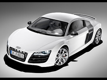 Audi R 8, r 8, white, car, audi HD wallpaper