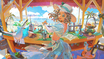 Barmaid, video game, Identity V HD wallpaper