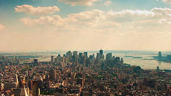 Cities, City, Building, Shine, Light, Fog, Megapolis, Megalopolis HD wallpaper