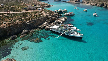 Comino Island, Bootstour, Blauer Lagune, Santa Maria HD wallpaper