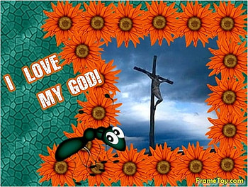 I love my God, cross, jesus, christ, religion, christianity HD wallpaper