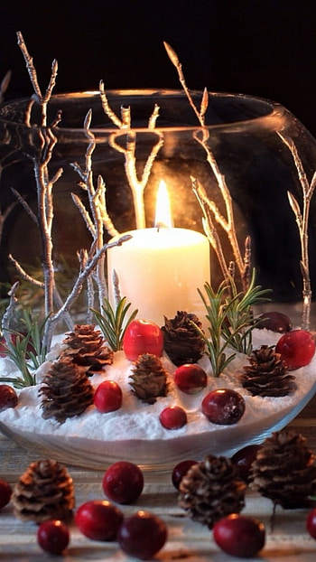 Candles, Christmas HD phone wallpaper