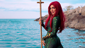 Jason Momoa Aquaman Cosplay Superheroes HD wallpaper