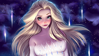 Elsa Frozen Art , elsa, frozen-2, frozen, movies, artist, artwork, digital-art, artstation HD wallpaper