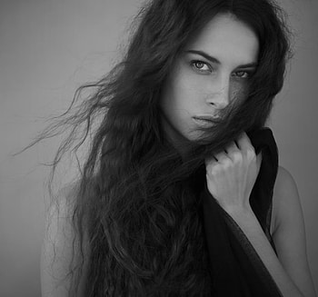 BEAUTY BW, graphy, portrait, bw, woman, beauty HD wallpaper