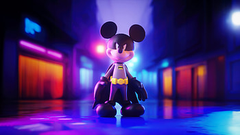 Bat Mickey, batman, mickey-mouse, superheroes, artwork, digital-art, artist, behance HD wallpaper