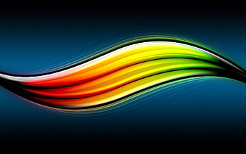 Abstract, Sheet, Leaf, Form, Shadow, Wavy, Colorful, Colourful HD wallpaper
