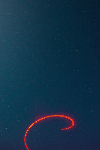 Shine, Light, Miscellanea, Miscellaneous, Traffic, Movement, Starry Sky, Long Exposure, Line HD phone wallpaper