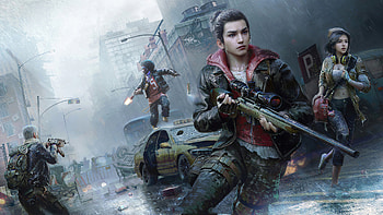 Running Away From Zombies, artist, artwork, artstation HD wallpaper