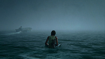 The last farewell, boat, water, ocean, sea, Ellie (The Last of Us) HD wallpaper