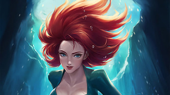 Mera Hair, mera, superheroes, artwork HD wallpaper