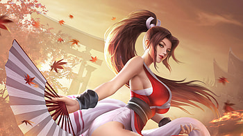 Mai Shiranui King Of Chaos , artist, artwork, digital-art, artstation HD wallpaper