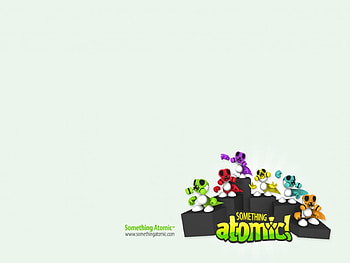 The Something Atomic Crew, atom, 3d, sth HD wallpaper