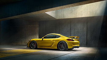 Porsche, Cars, Side View, Cayman, Gt4 HD wallpaper