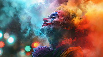 Shadowed Fury Joker, joker, supervillain, superheroes, artist, artwork, digital-art, ai, deviantart HD wallpaper