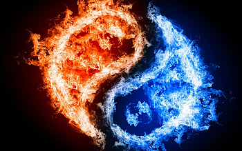 Blue and Red Fire , , Blue and Red Fire . HD wallpaper