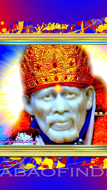 Sai Baba, painting HD phone wallpaper