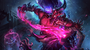 Ryze LoL Dark Crystal Splash Art, video game, League Of Legends, Ryze (League Of Legends) HD wallpaper