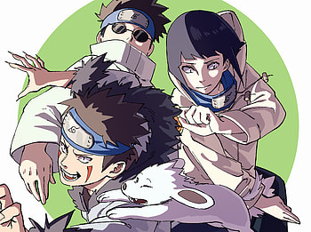 Kiba, Hinata & Shino — Naruto Quad, Shino Aburame, Hinata Hyuga, Kiba Inuzuka, Anime, Naruto HD wallpaper
