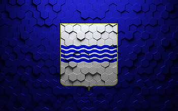 Flag of Basilicata, honeycomb art, Basilicata hexagons flag, Basilicata, 3d hexagons art, Basilicata flag HD wallpaper