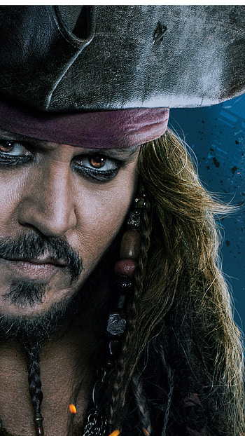 Jack sparrow, jaw, lip HD phone wallpaper